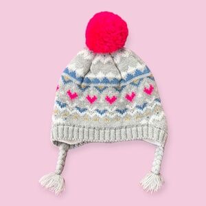Carter's Girls' Winter Pom-pom Hat | 12-24 Months